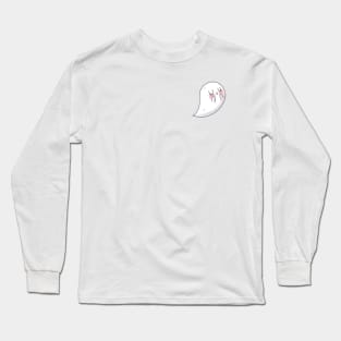 Cute Ghost Long Sleeve T-Shirt